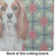 Planche à découper en verre Blenheim English Toy Spaniel Christmas PoinsettIas-119894570