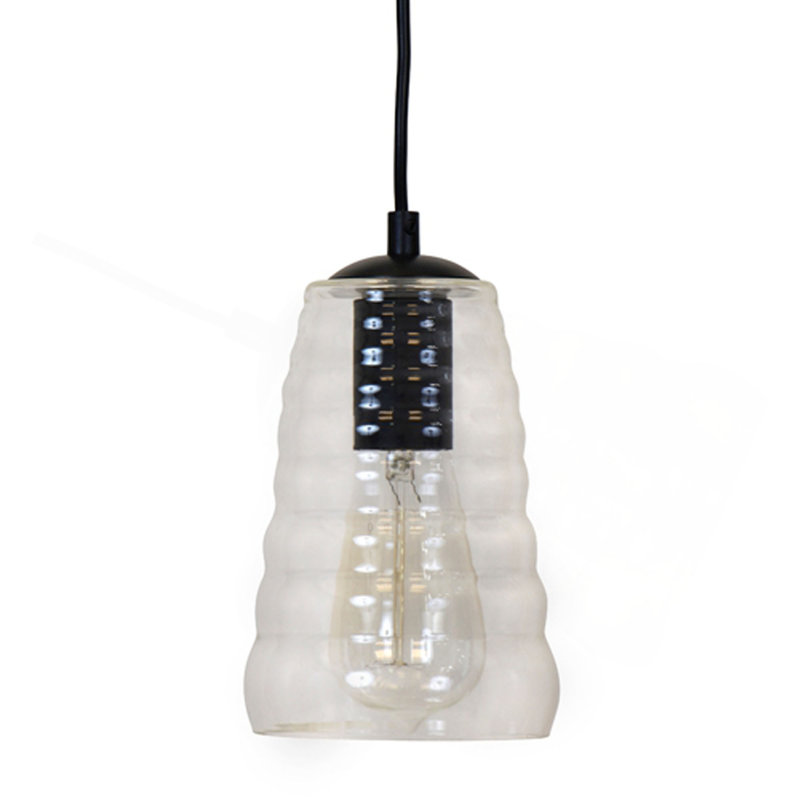Torus Long Pendant with Clear Glass