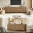 Allete 55.2"W Modern Fluted Panel 6-Drawer Dresser-501954575