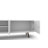 Liberty 63" Mid-Century Modern 3-Shelf TV Stand for TVs up to 60" in White-729397277