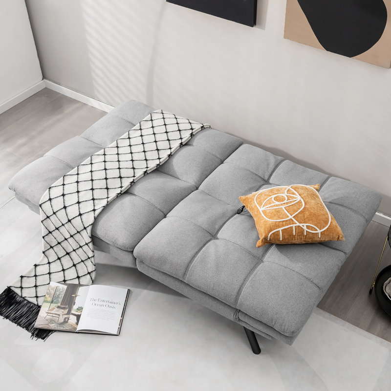 Canapé convertible en polyester 72 po Betzayda