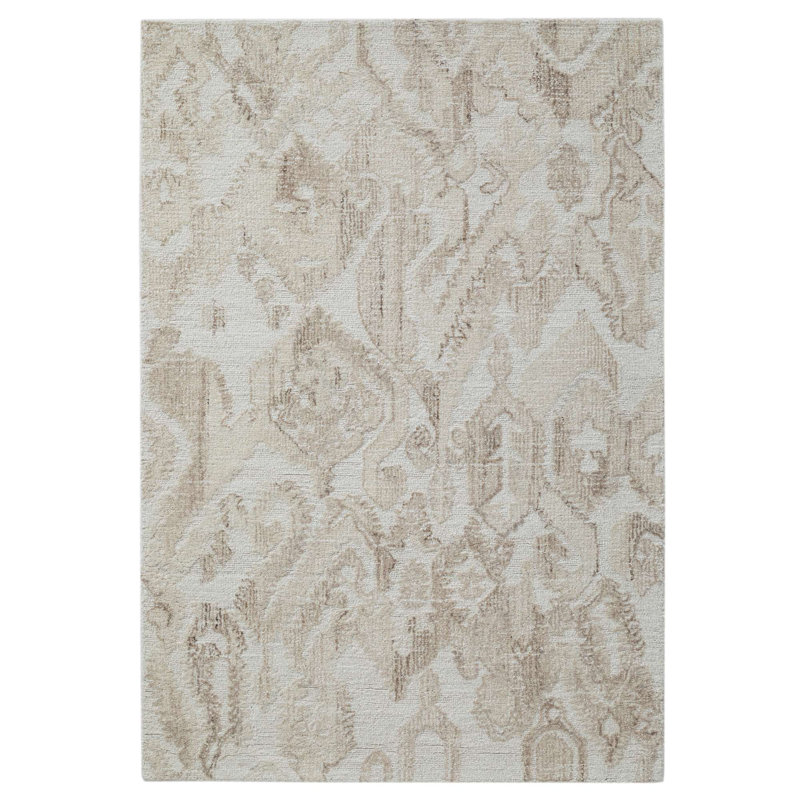 Tapis en laine touffeté à la main, Rectangulaire 3 pi x 5 pi