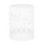 Grande table d'extérieur en fer moderne, finition blanche, grand assemblage sans structure-962941934
