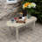  Anette Outdoor Adirondack Chair Set with Conversation Table-611567384
