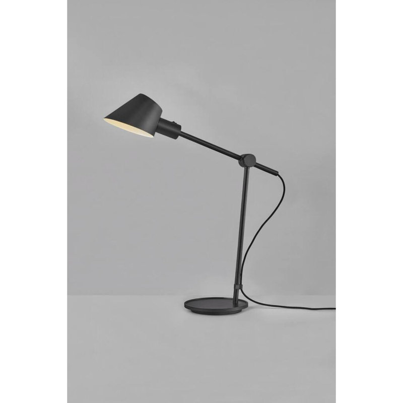 Adjustable Metal Desk Lamp, Black