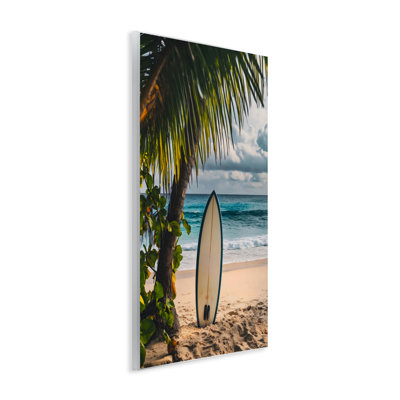 Plaque murale Seaside Surf Adventure, design par LSR Design Studio