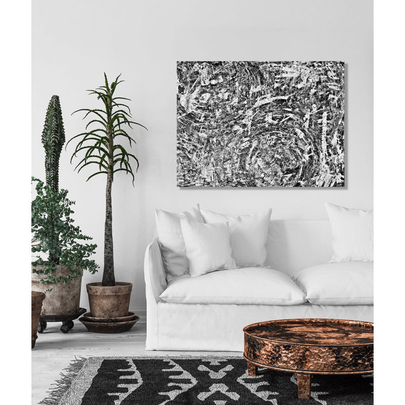 Thé noir - reproduction d'art sur toile, H 24 po x l 20 po x P 1 po, Toile tendue
