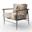 Fauteuil d'appoint rembourré Beige Botanical Impressions III-916921413