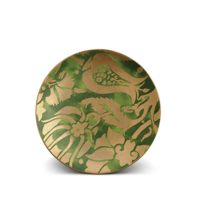 Fortuny Melagrana Dessert Plate - (Green) - Set of 4