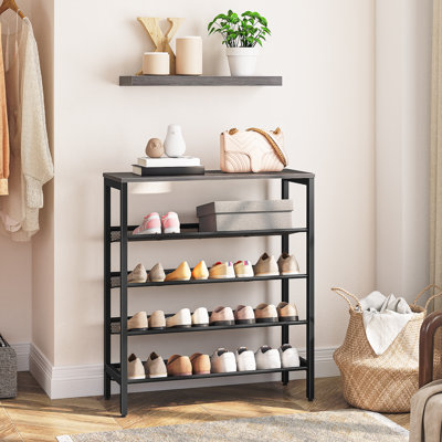 Alheide 5 Tier 20 Pair Shoe Rack