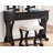 Unique Modern Bedroom Vanity Set With Stool, Foldable Mirror, And Drawers, Stylish MDF Veneer For Elegant Storage And Organization