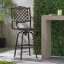 TABOURET DE BAR EN FONTE D'ALUMINUM