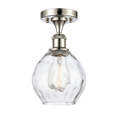 Morganna Glass Semi Flush Mount