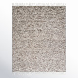 Camille Geometric Hand-Knotted Wool Area Rug in Gray/Brown