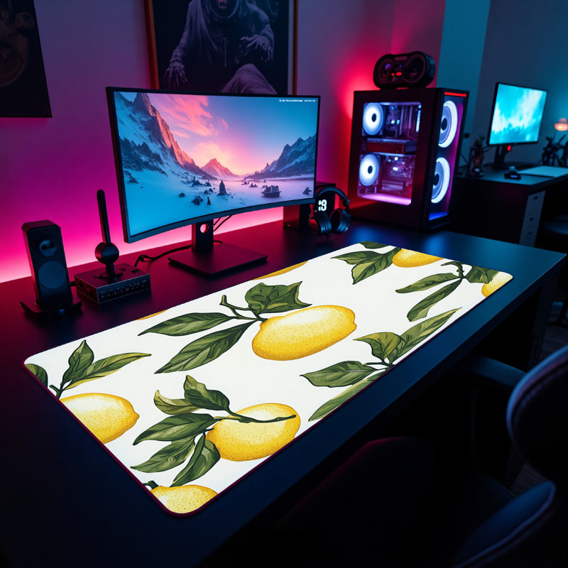 Polyester Desk Pad, 14.4x12.1