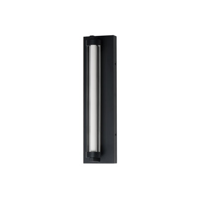 Machaela Single Light Cylinder Outdoor LED Wall Light