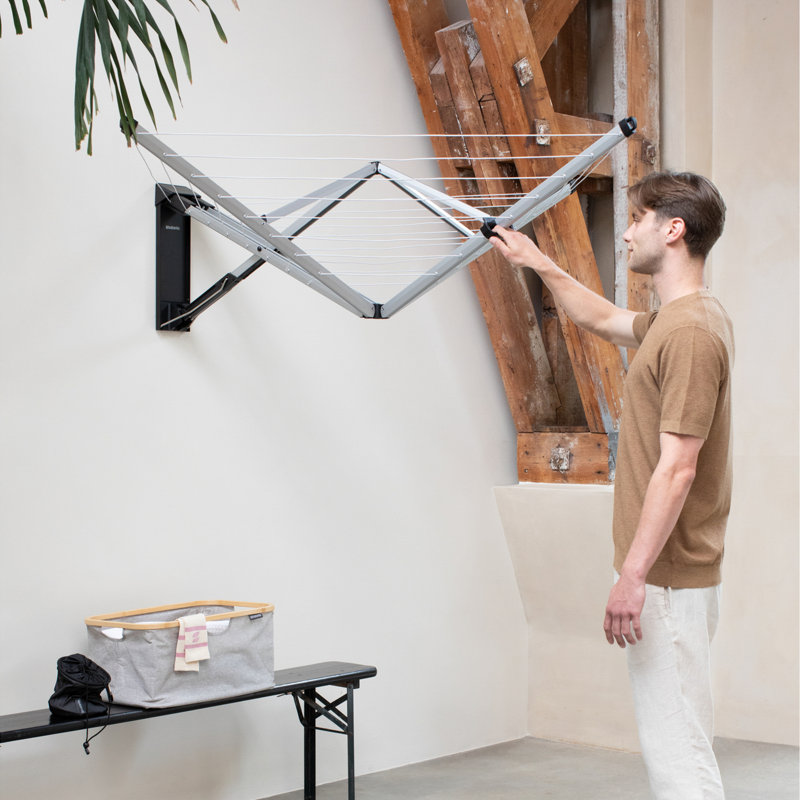 Wall Mounted Brabantia Rotary Cover Retractable Washing Argos