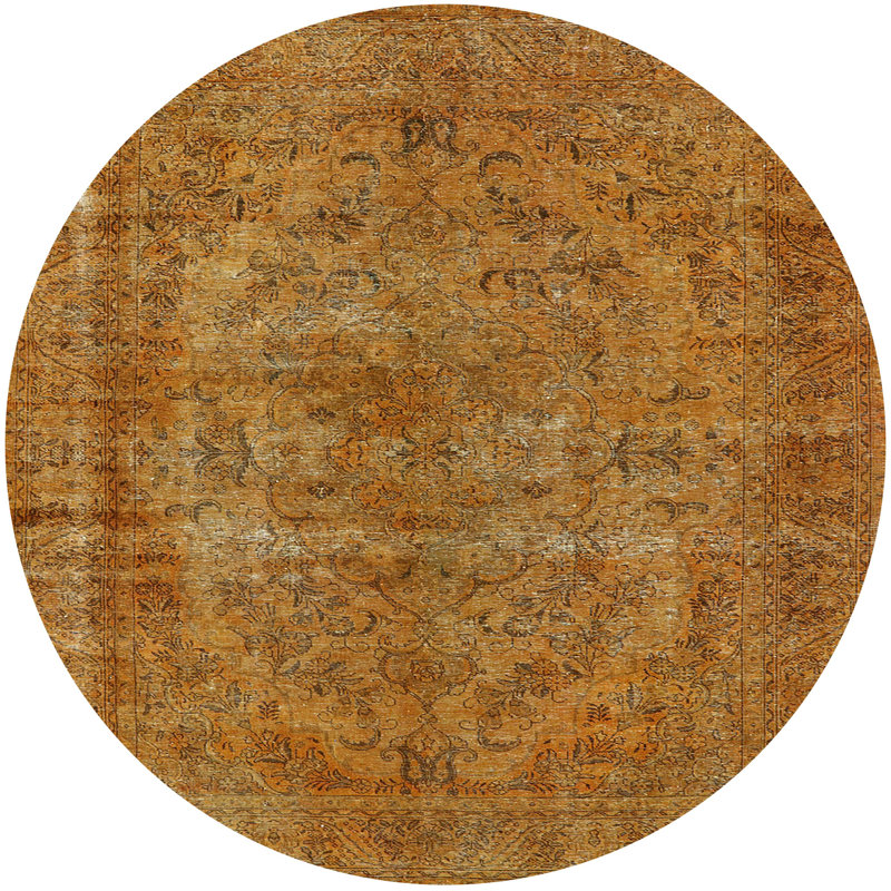 Africah Moroccan Indoor Rug, Round 4'