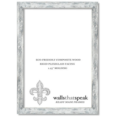 White American Barn Picture Frame