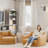  Linen Curtains 2 Panels Set for Living Room/Bedroom, Thick Flax Linen Blend Privacy Window Drapes Rod Pocket & Back Tab with Light Filtering-518703465-518703462