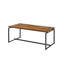 Ensemble de 3 tables basses et tables de bout en chêne et en laque noire