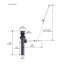 Drain de lavabo avec trop-plein-104123044