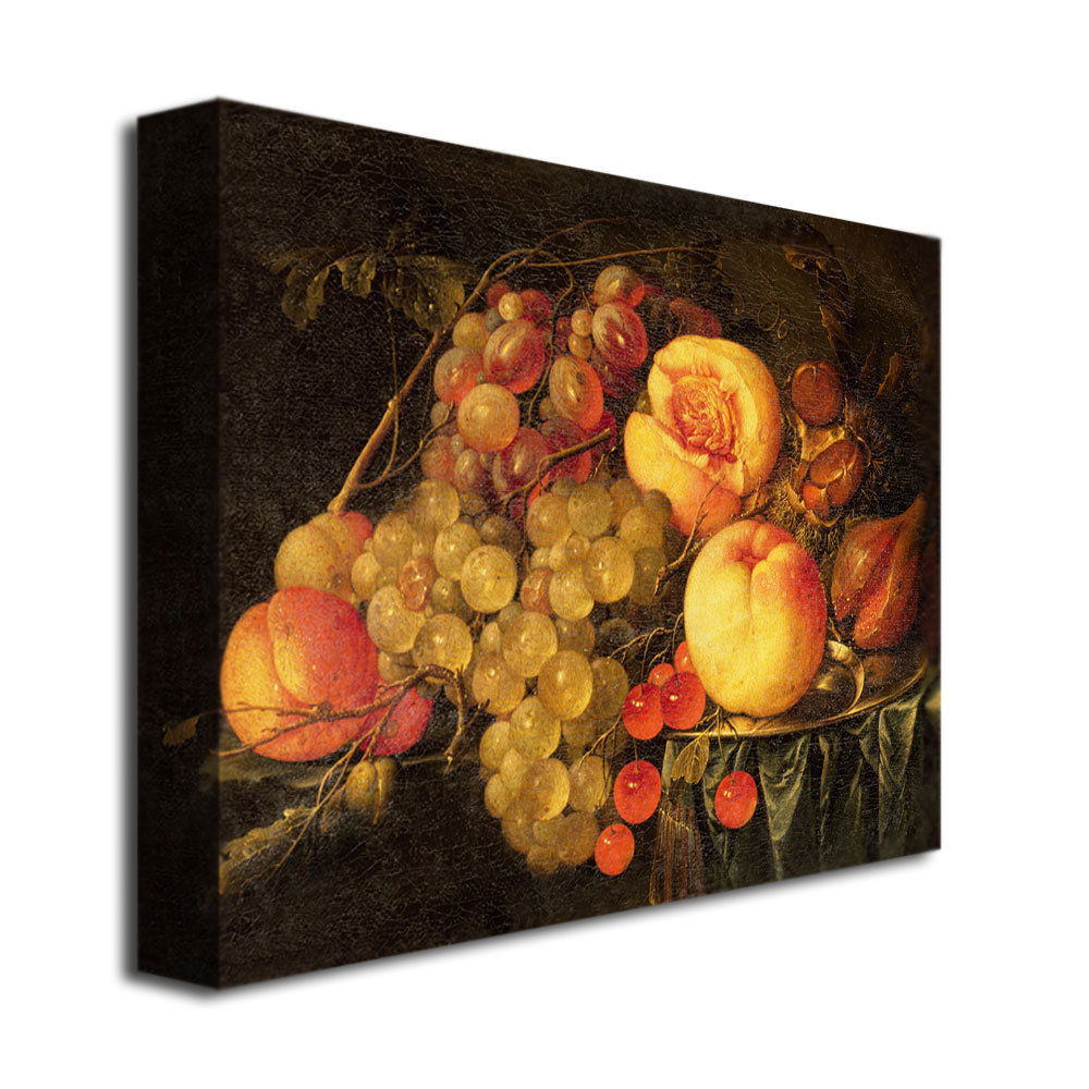 "Still Life" by Cornelis de Heem Painting Print on Wrapped Canvas Trademark Fine Art 