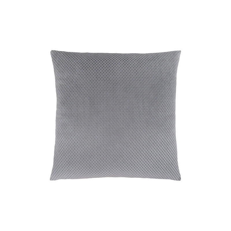 Pillows, 18 X 18 Square, Insert Included, Accent, Sofa, Couch, Bedroom, Polyester, Silver