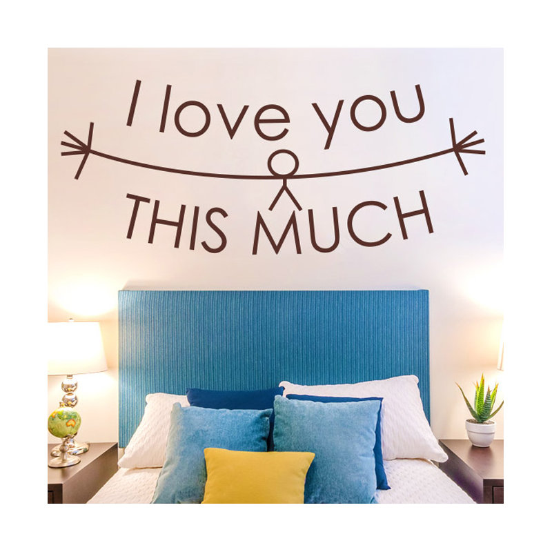 Non-Wall Damaging Wall Decal, Brown