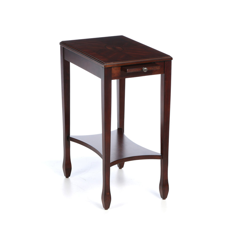 Sbordone End Table with Storage, Plantation Cherry