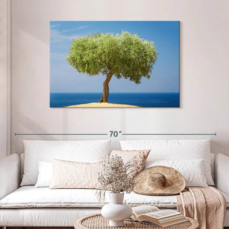 Harnek Single Olive Tree, 30" H x 45" W