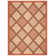 Arneshia Geometric Cream/Terracotta Indoor/Outdoor Area Rug