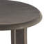 Ensemble de 2 chaises de bar en bois brun foncé sans coussin - Collection Exotic Gray