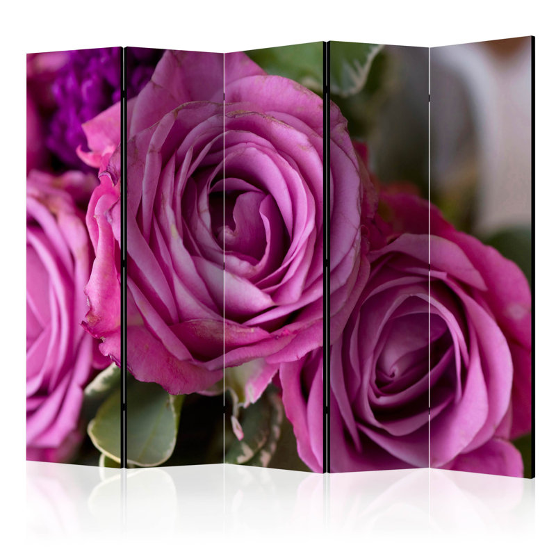 Hamazasb 225cm W x 172cm H 5 - Panel Folding Room Divider