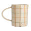 32 Oz. Stoneware Pitcher With Checkered Pattern