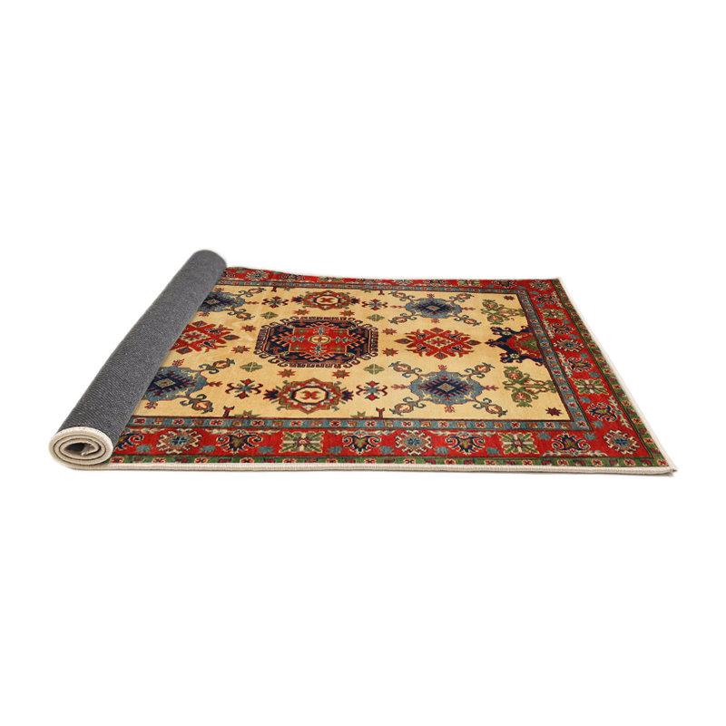 Tapis rouge à motif sud-ouest, Rond 4 pi
