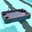 Plateau flottant au bord de la piscine en aluminium - toutes saisons pour boissons, collations et espaces extérieurs-463515511-463515518-463515515