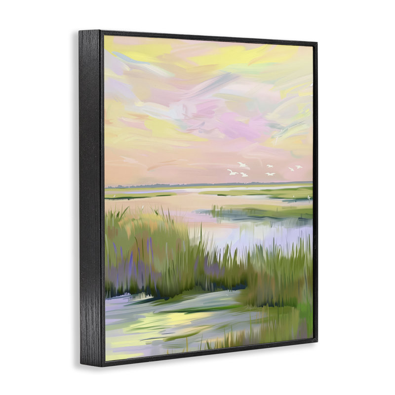 Giclée encadrée au lever du soleil, par Arlington Prints, H 14 po x l 11 po, Giclée encadrée noir minuit