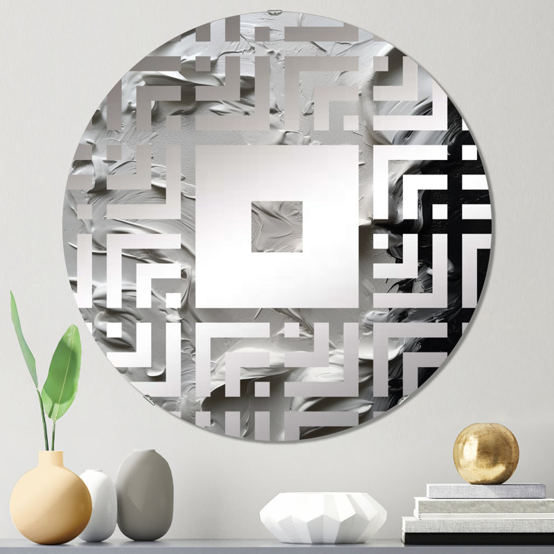 Denarius - Miroir mural carré, 31,4 po x 31,4 po