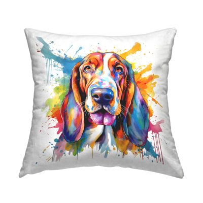 Abstract Throw Pillow