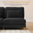Modern 100" Corduroy Armless Modular Sofa With A Chaise Longue-19738096