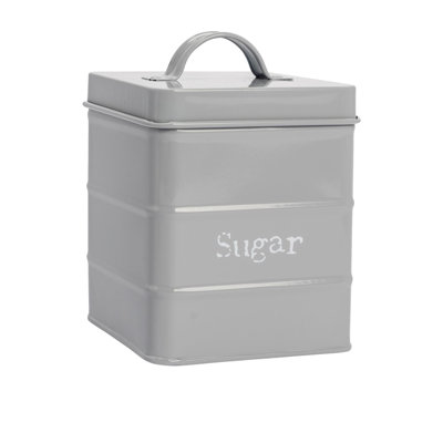 Harbour Housewares - Vintage Metal Kitchen Sugar Canister