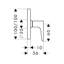 Citterio M Volume Control Shower Faucet Trim-12087478