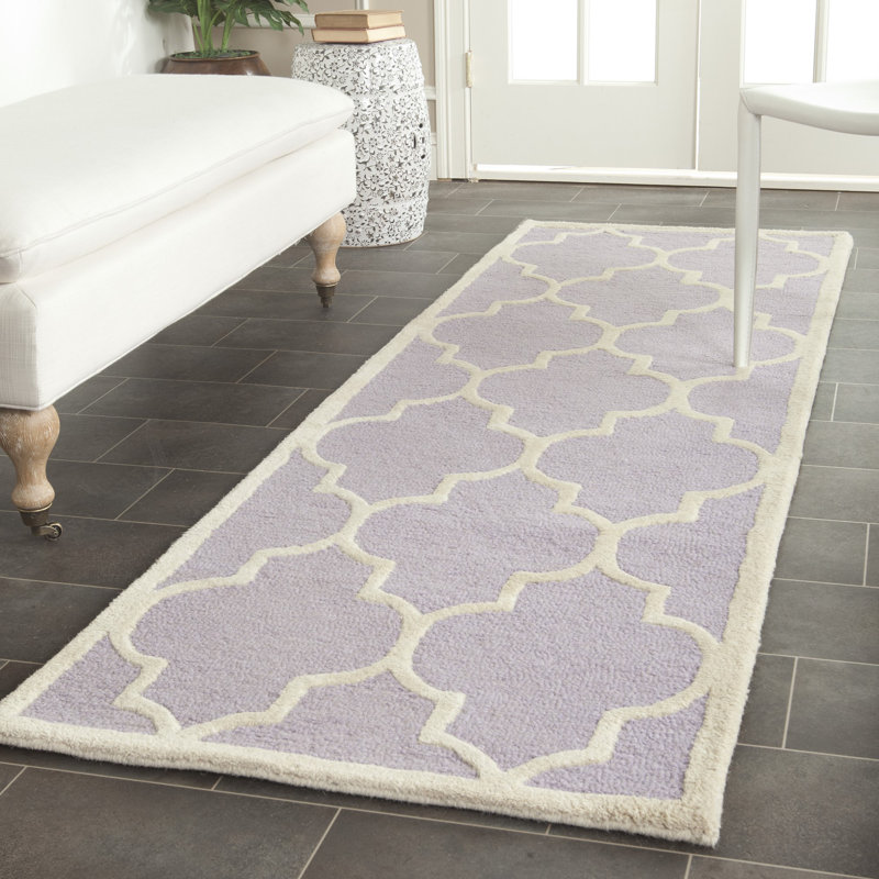 Tapis en laine touffeté à la main Cannen, Tapis de couloir 2 pi 6 po x 8 pi