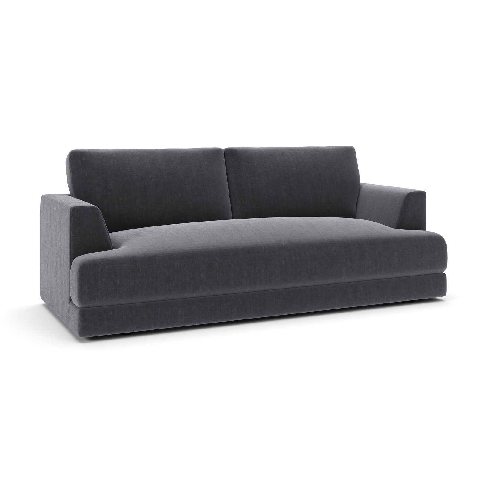 Laguna 96'' Sofa, Andrew Slate Performance Chenille