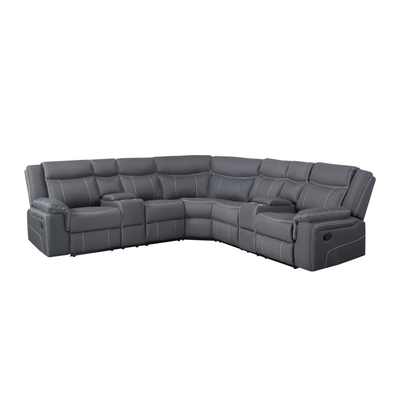 Canapé modulaire inclinable manuel 109,4 po