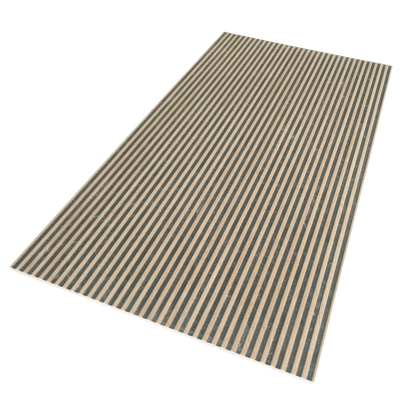 Bois 24x48 Taupe Wood Ceramic Large Format Fluted Wall Tile (15.5 sq ft/case) - 2 Pack, Taupe
