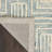 Farhaad 5' x 7'6" Ivory/Turquoise Modern Indoor Rug-1115080006