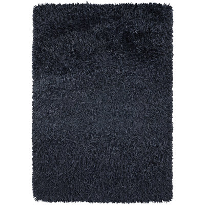 Poligan Hand Loomed Area Rug in Navy