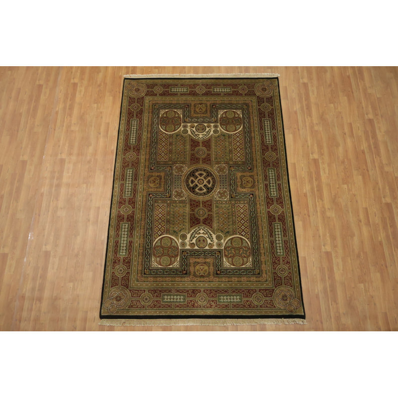 Tapis oriental luxueux 6 x 9 Agra